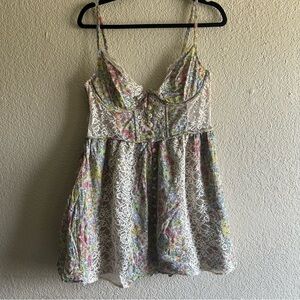 For Love and Lemons Floral Esme Mini Dress